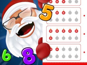 Count And Match Christmas Puzzle Game
