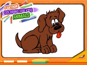 Cartoon Coloring Book for Kids - Animals Online Coloring Game
