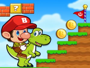 Super Peaman Adventure Online Arcade Game