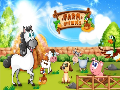 Funny Learning Farm Animals Online Game - Kids Puzzle Game