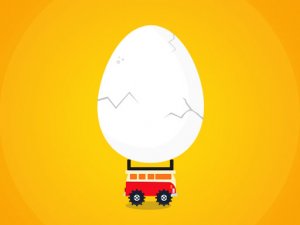 Save the Egg Hill Climb Arcade Game