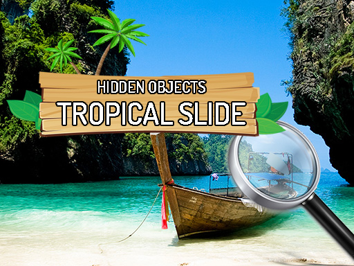 Hidden Objects Tropical Slide Online Puzzle Game