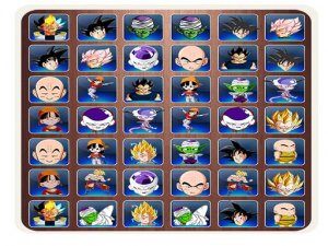 Find The Dragon Ball Z Face - Memory Puzzle Game