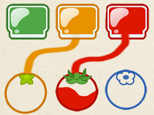 Pick Color Paint Fruits Online Puzzle Game