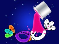 Festive Mask Coloring Art Game