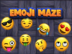 Emoji Maze Online Puzzle Game - Maze Adventure