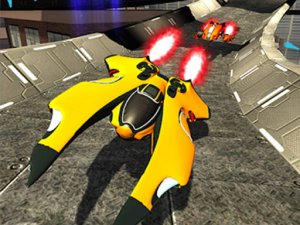 Spaceship Racing Arcade Game
